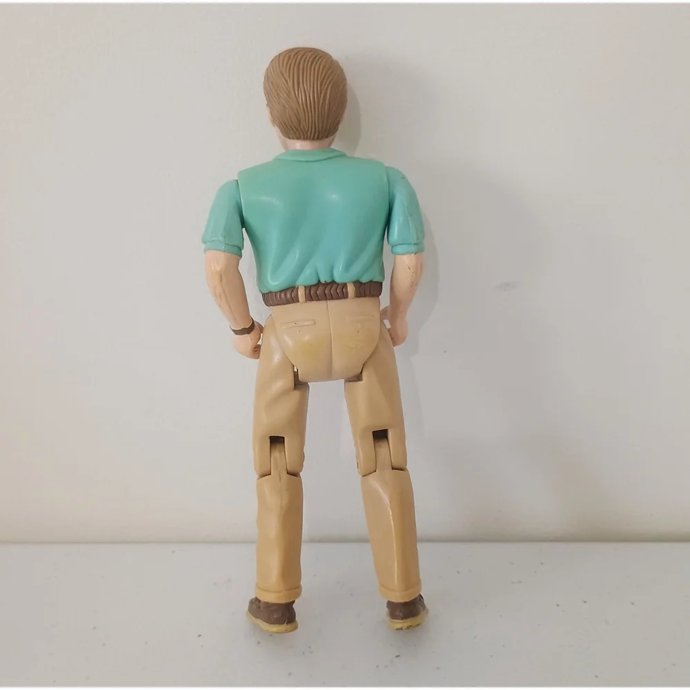 Vintage 1998 Fisher Price Loving Family Dollhouse Dad Father Green Shirt
